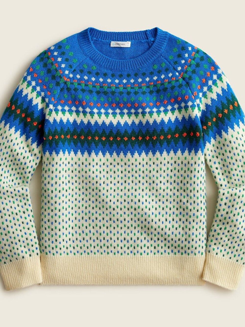 Crewcuts Boys' Fair Isle Crewneck Sweater (S, 6/7)